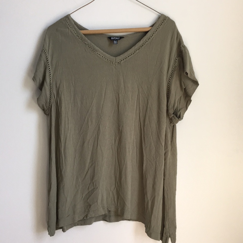 Buffalo David Bitton | Sage Green Short Sleeve Shirt